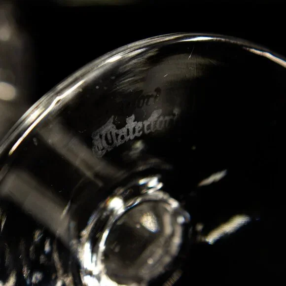 Waterford Crystal Alana Claret Wine Stem Glasses 5 7/8" ~ Set Of 4 - Picture 14 of 14